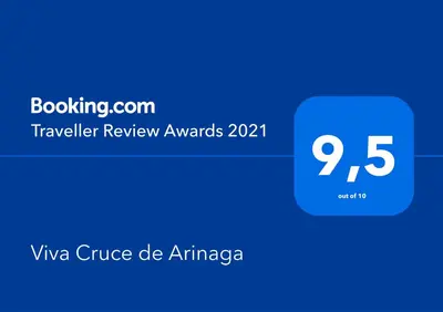 Certificado, premio, señal o documento que está expuesto en Viva Cruce de Arinaga