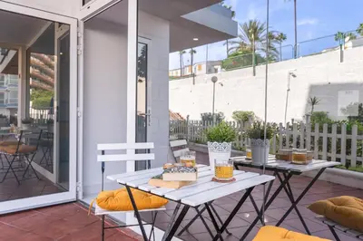 Un balcón o terraza de Holiday Home Luxury Loft GC