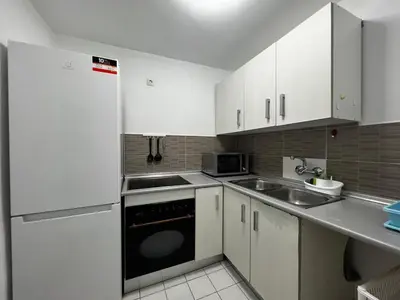 Una cocina o zona de cocina en Seafront Canteras Terrace Lounge