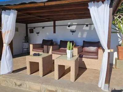 Zona de estar de La Casita De Juani