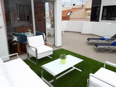 Zona de estar de City Beach Home 60