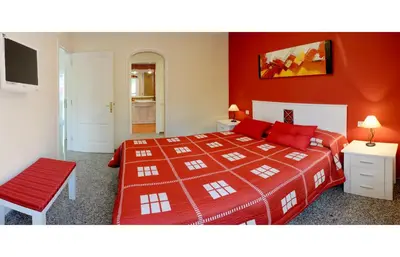 Cama o camas de una habitación en Siesta Suites
