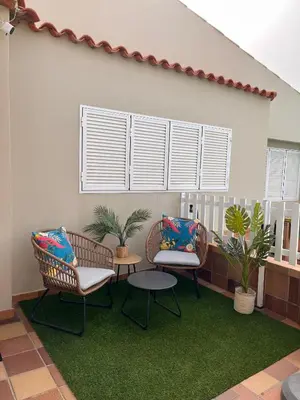 Zona de estar de Bungalow Paraiso El Mar 3