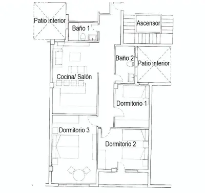 Plano de Kasa Holiday Apartment