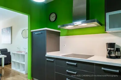 Una cocina o zona de cocina en Duplex Meloneras 3 dormitorios piscina y parking