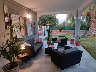 Jardín al aire libre en Cottage Gran Canaria completely renovated with Jacuzzi