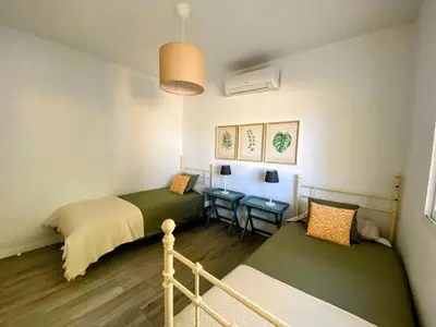 Cama o camas de una habitación en Cottage Gran Canaria completely renovated with Jacuzzi