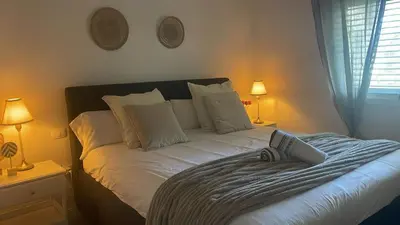 Cama o camas de una habitación en Cottage Gran Canaria completely renovated with Jacuzzi