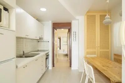 Una cocina o zona de cocina en Numancia1- 1A