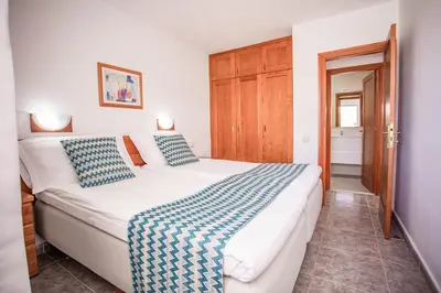 Cama o camas de una habitación en Servatur Montebello