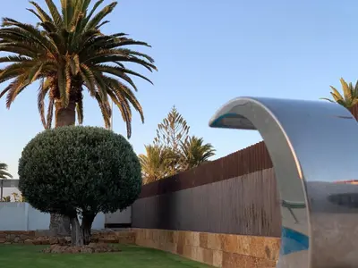 Jardín al aire libre en Villa Calma Luxury Villa