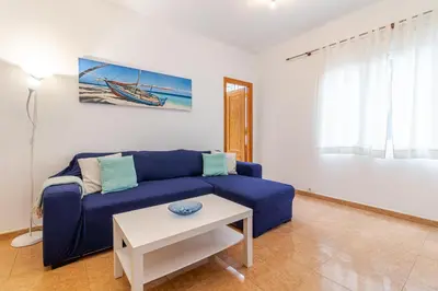 Zona de estar de Lovely Flat Santa Catalina Park