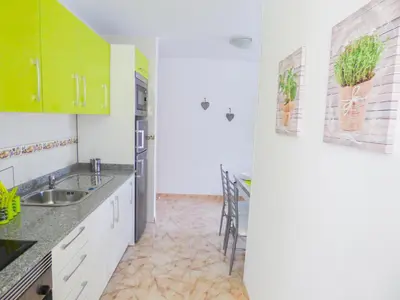 Una cocina o zona de cocina en Las Olas Sand