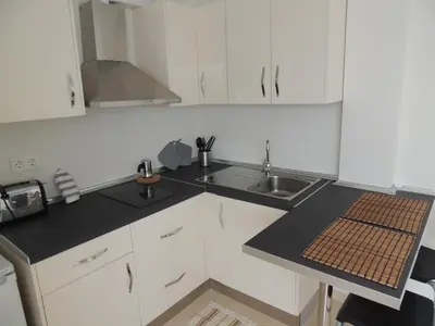 Una cocina o zona de cocina en Apartment la Puntilla del Mar
