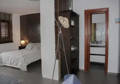 Cama o camas de una habitación en Galdar GC Vistas al Mar
