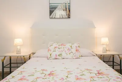 Cama o camas de una habitación en Casa Eli