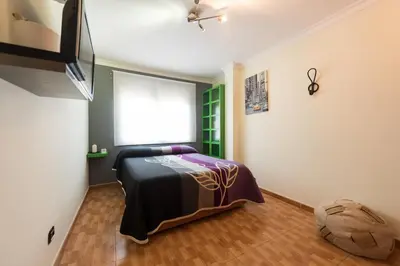 Cama o camas de una habitación en Las Salinas House
