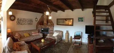 Zona de estar de Casa Del Caminero En Tejeda