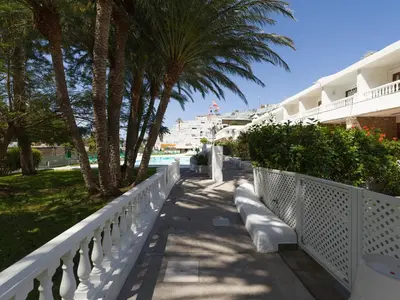 Un balcón o terraza de Bungalows Caribe