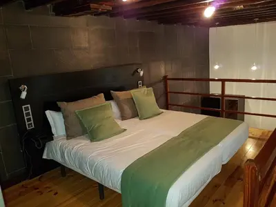 Cama o camas de una habitación en Hotel Emblemático Arucas