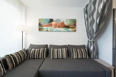 Zona de estar de Yumbo Movida Accommodation