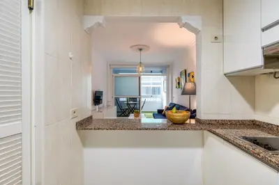 Una cocina o zona de cocina en Apartamento Canteras
