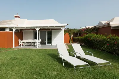 Jardín al aire libre en Bungalow en Maspalomas, Los Melocotones