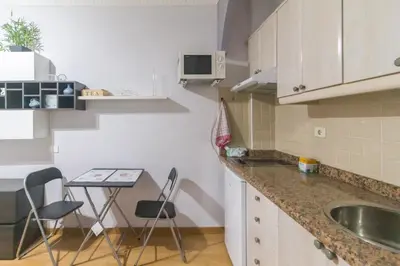 Una cocina o zona de cocina en Estudio en Las Canteras II