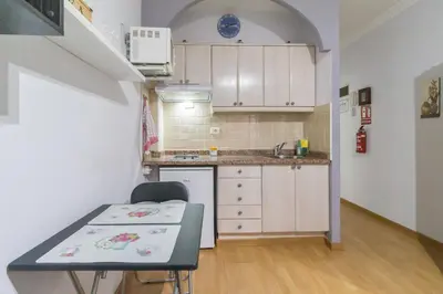 Una cocina o zona de cocina en Estudio en Las Canteras II