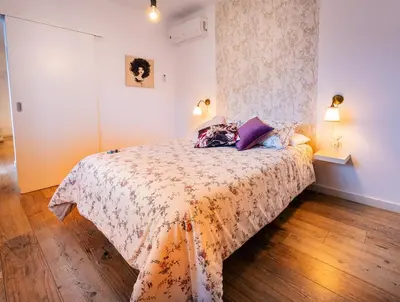Cama o camas de una habitación en Apto. Aica Maraga (Aeropuerto)