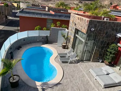 Piscina en o cerca de Suecia Villa Opal Anfi Tauro