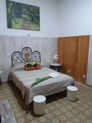 Cama o camas de una habitación en Casa rural el Burro