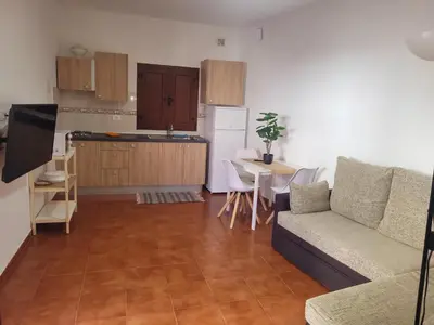 Una cocina o zona de cocina en Alojamientos Nicasio