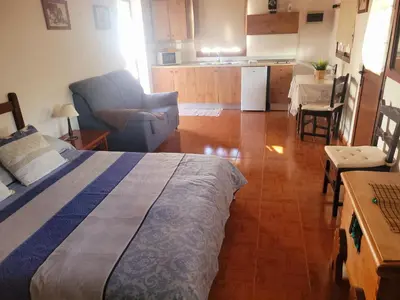 Una cocina o zona de cocina en Alojamientos Nicasio