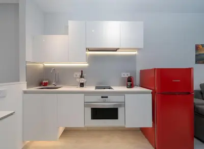 Una cocina o zona de cocina en Frontline with Blue Views
