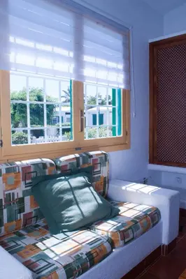 Cama o camas de una habitación en Casa de 5 dormitorios y 2 terrazas