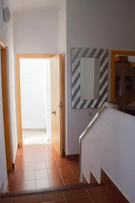 Cama o camas de una habitación en Casa de 5 dormitorios y 2 terrazas