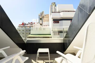 Un balcón o terraza de Canteras Suites