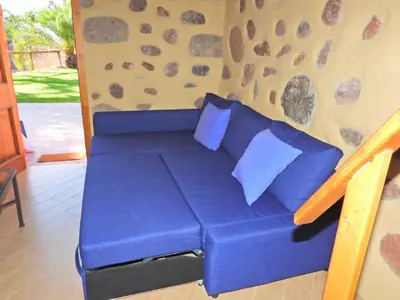 Zona de estar de Casa Romantica