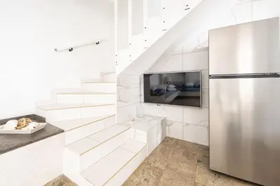 Una cocina o zona de cocina en Paradisíaco Bungalow en Sonnenland