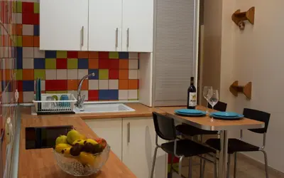 Una cocina o zona de cocina en Leps Primera Linea las Canteras