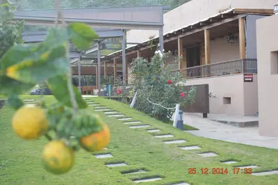 Jardín al aire libre en Hotel Rural El Mondalón