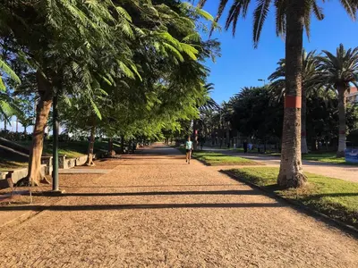 Jardín al aire libre en Adorable urban suites