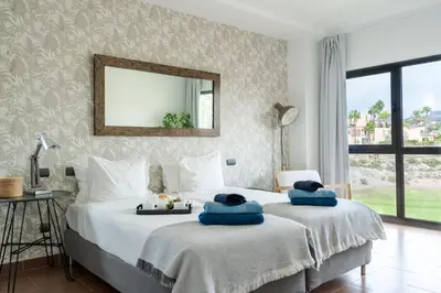 Cama o camas de una habitación en Tabaibas1 @ Salobre Golf