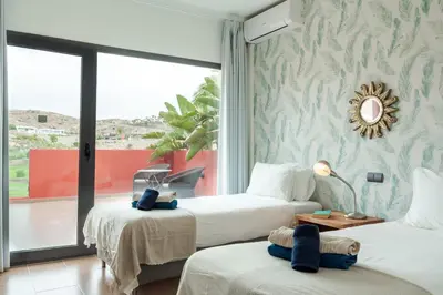 Cama o camas de una habitación en Tabaibas1 @ Salobre Golf