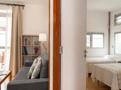 Cama o camas de una habitación en Vista Dunas Maspalomas Casa Verde by VillaGranCanaria