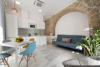 Una cocina o zona de cocina en Cathedral Suites