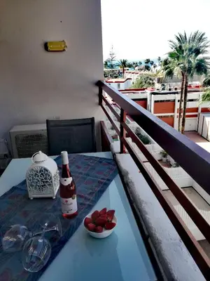 Un balcón o terraza de Modern Apartment