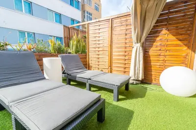 Plano de Sahara Suite. Air conditioned.