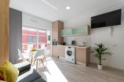 Una cocina o zona de cocina en Candy Box Las Canteras